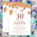 Search for autumn leaves invitations Fall