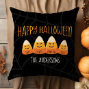 Search for funny halloween cushions Candy corn