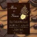 Search for rich brown invitations Gold