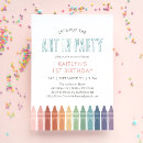 Search for arts and crafts invitations Crayons