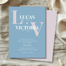 Search for dusty blue and blush invitations Typography