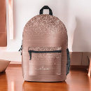 Search for rose gold backpacks Glitter