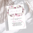 Search for pink bow baby shower invitations Pink and white