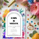 Search for hot pink and green wedding invitations Botanical