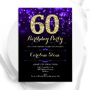 Search for luxury 60th birthday invitations Gold