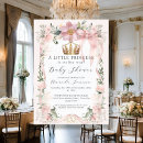 Search for gold crown baby shower invitations Pink and gold