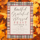 Search for thankful grateful blessed invitations Script