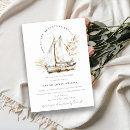 Search for sail boat baby shower invitations Watercolor
