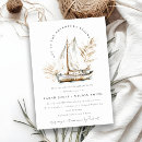 Search for boat engagement party invitations Watercolor