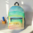Search for cute backpacks Watercolor