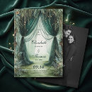 Search for enchanted forest wedding save the dates Greenery