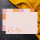 Search for checks note cards Colourful