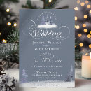 Search for blue winter wonderland invitations Calligraphy