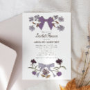 Search for bow bridal shower invitations Coquette