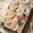 Search for vintage hats wrapping paper Spooky