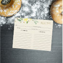 Search for lemon recipe cards Main squeeze bridal shower