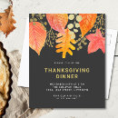 Search for black thanksgiving invitations Watercolor