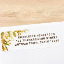 Search for thanksgiving return address labels Fall