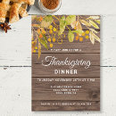 Search for brown thanksgiving invitations Botanical