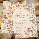 Search for beige baby shower invitations A little wildflower