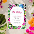 Search for foliage birthday invitations Modern