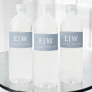 Search for water bottle labels Initials