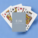 Search for light blue playing cards Initials