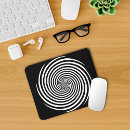 Search for optical illusions mousepads Spiral