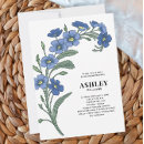Search for periwinkle bridal shower invitations Bride