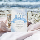 Search for dusty blue baby boy shower invitations Calligraphy