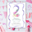 Search for ribbon birthday invitations Watercolor