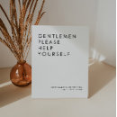 Search for bathroom basket wedding signs Black and white