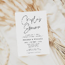 Search for couples shower invitations Typography