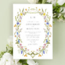 Search for bright floral wedding invitations Vintage