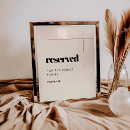 Search for reserved tabletop signs Reserved for the family