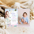 Search for mermaid 3rd birthday invitations Our little mermaid