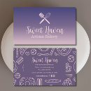 Search for bakery business cards Catering company