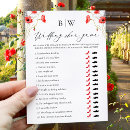 Search for game wedding invitations Bride and groom