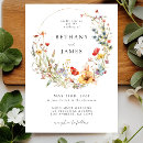 Search for cottagecore wedding invitations Watercolor floral