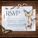 Search for butterflies rsvp cards Elegant