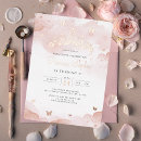 Search for round birthday invitations Rose gold