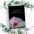 Search for pink black wedding thank you cards Classy