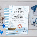Search for sailboat baby shower invitations Under the sea