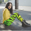 Search for black and green stripe leggings Cool