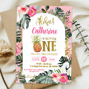 Search for aloha birthday invitations Hibiscus flowers