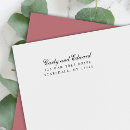 Search for cursive rubber stamps Return address