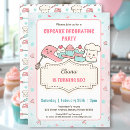 Search for baking birthday invitations Girly