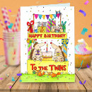 Search for twins girl boy birthday cards Twin boys