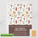 Search for champagne glass birthday invitations Cocktail