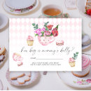 Search for big girl party invitations Floral